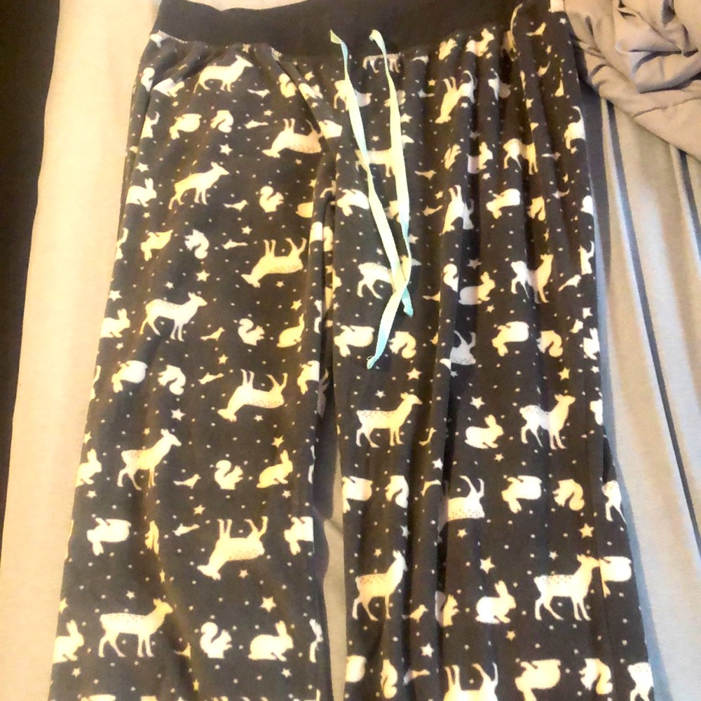 animal pajama pants